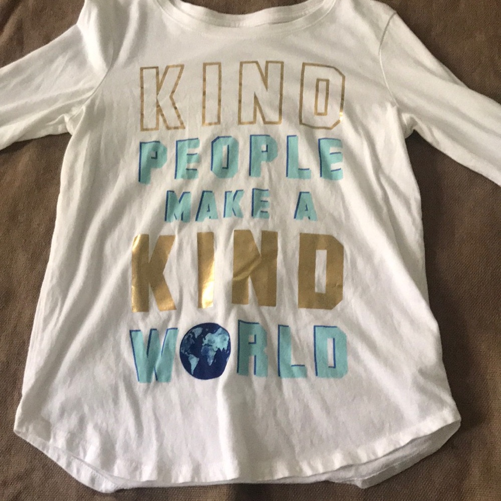 Graphic long tee from old navy